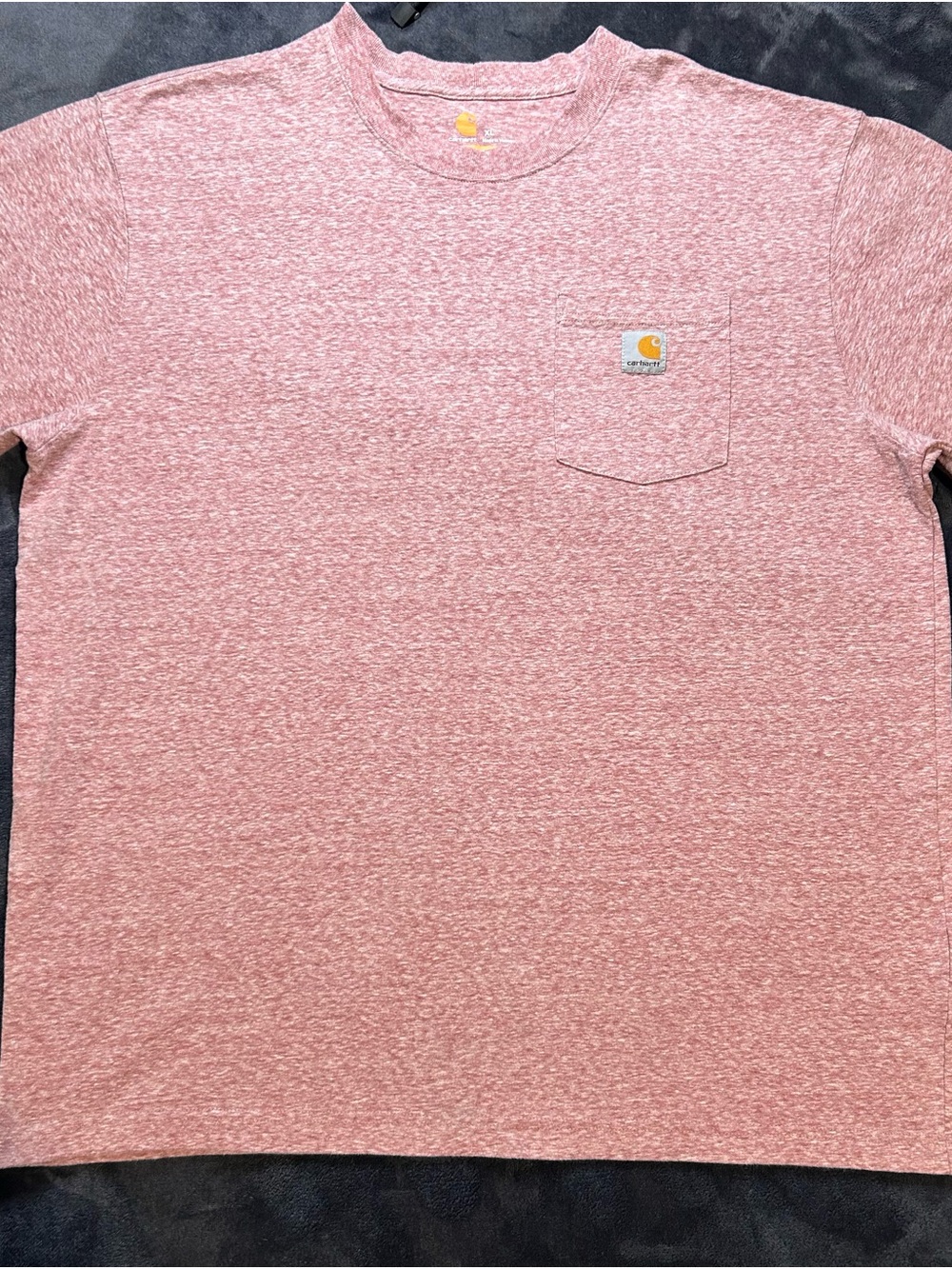 Carhartt Men’s Heather Rose Short Sleeve Pocket Tee